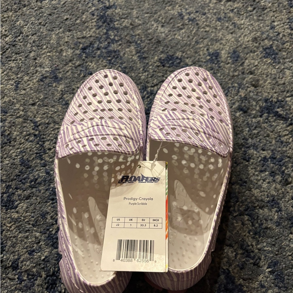 Crayola Purple Scribble Slip-On Shoe